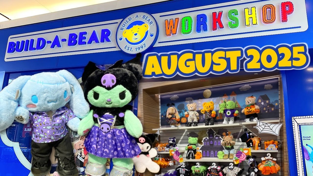 BUILD-A-BEAR WORKSHOP🧸HALLOWEEN 2025🎃HELLO KITTY🕸BLUEY🐶& MUCH MORE!🐱