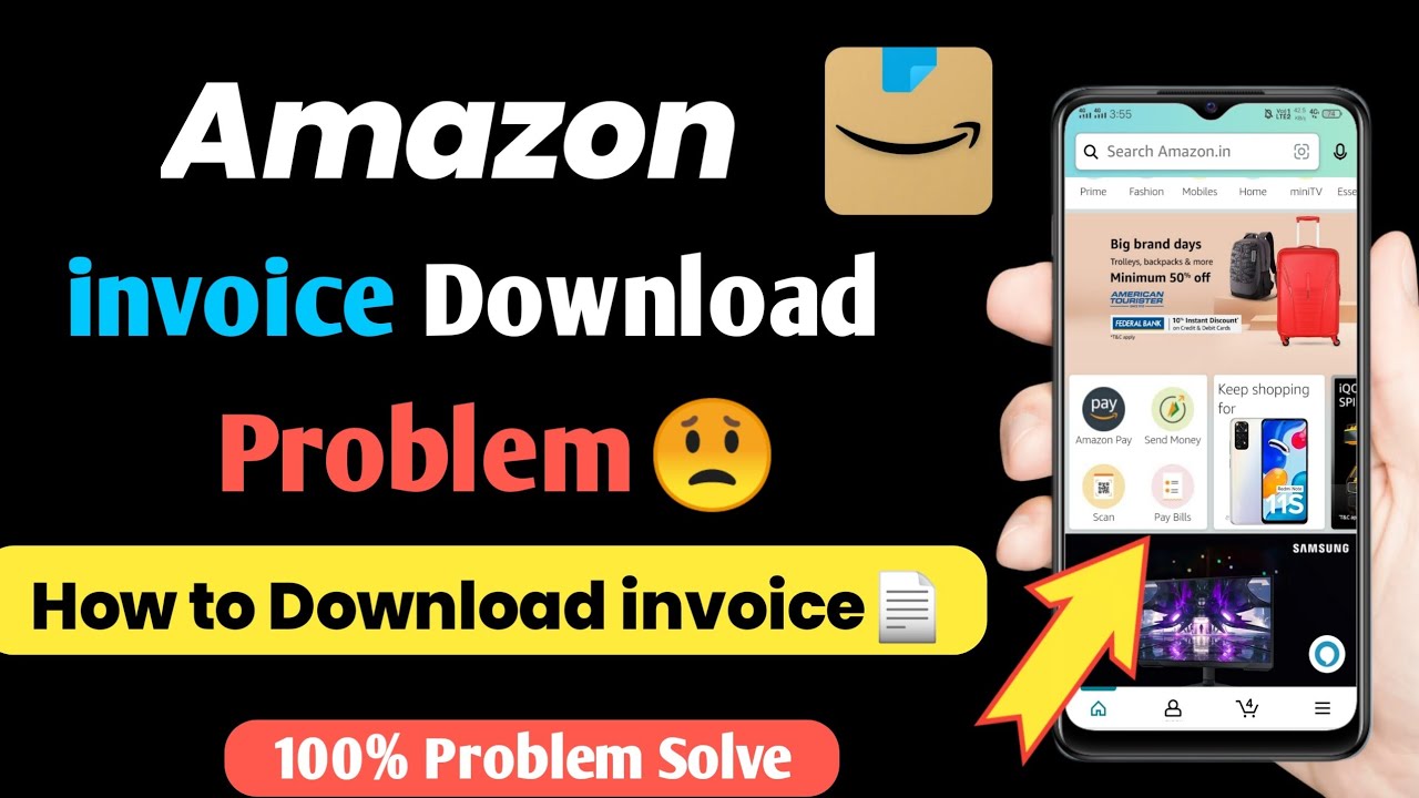 Amazon invoice download problem | amazon invoice kaise download karen