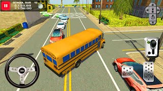 City Bus Transport Simulator - Modern Super School Bus Transport Game | Android Gameplay screenshot 1