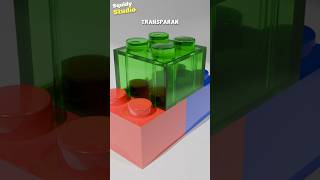 Material Lego Transparan di Blender #blender3d