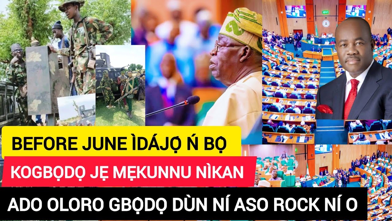KI GBOGBO ASO ROCK YA GBINA NI Ò, NÀÌJÍRÍÀ GBỌ̀DỌ PÍN NI.. 29/10 /2025 