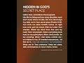 God Is Hiding Me: Secret Place Prayer #asmr #quotes #shorts #shortvideo #shortsfeed #fyp #fypyoutube