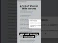 Details of Cherwell saved searches in Cortex 1.7
