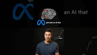 Meta built an AI that predicts how your brain will respond to content 🧠👀 #trendingshorts #ai