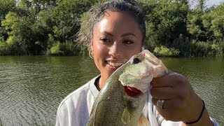 Late Afternoon Bass Fishing From The Backyard On The Ned Rig