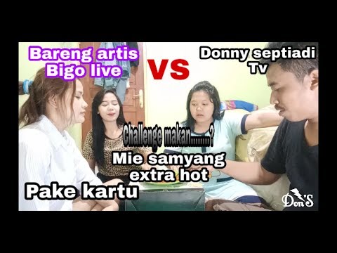 Challenge makan mie samyang extra hot lagi bareng artis Bigo live yang Hot. Bancol merapat