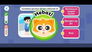 💦 Yukita Belajar Sholat: Puzzle Wudhu Ceria! 🕌✨ screenshot 3