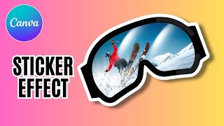🎨 How to Create an Amazing Graphic Sticker Effect in Canva – Easy Tutorial! �