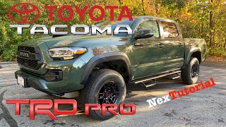 2020 Toyota Tacoma TRD PRO ARMY GREEN | 2020 Toyota Tacoma | NexTutorial