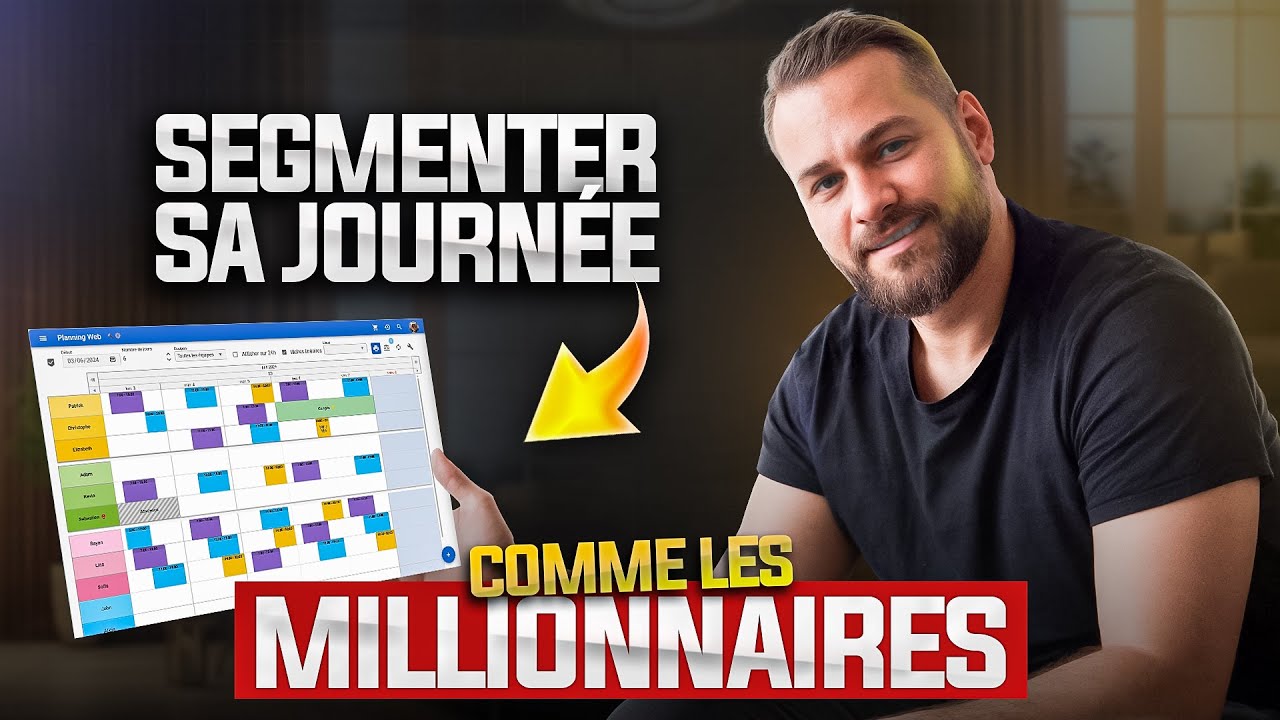 Tu travailles 12h/jour mais tu restes bloqué (segmente ta journée comme ça)