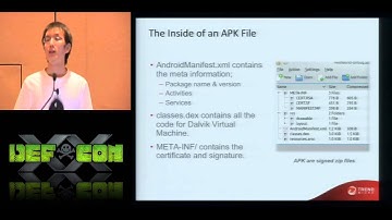 DEF CON 20 - APK File Infection on an Android System - Bob Pan