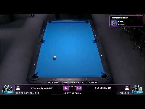 FRANCISCO GARCIA vs BLAKE BAKER - THE POCKET - TABLE 19 | EvoSports