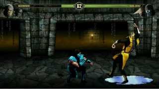 Mortal Kombat 9 2011 Mugen Screen Pack V2 - Turn Based Tag - Gameplay Hd