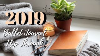 2019 bullet journal flip through (a year in my planner)