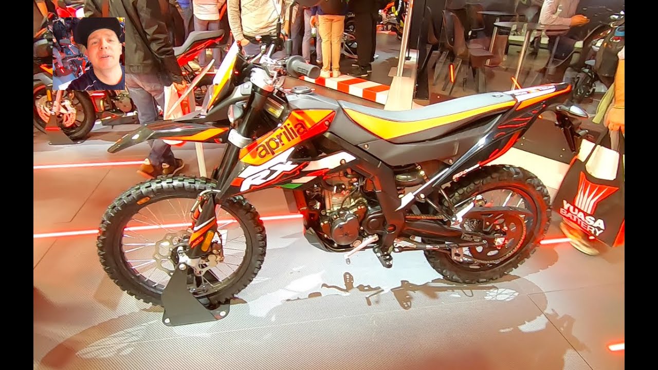 APRILIA RX 125 MODEL 2020 ENDURO OFF-ROAD BIKE WALKAROUND - YouTube