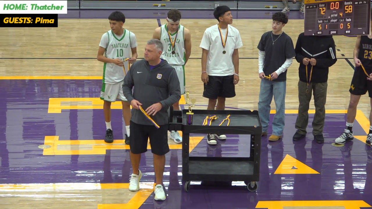 EAC's 63rd Annual Boys Holiday Tournament: Thatcher vs Pima
