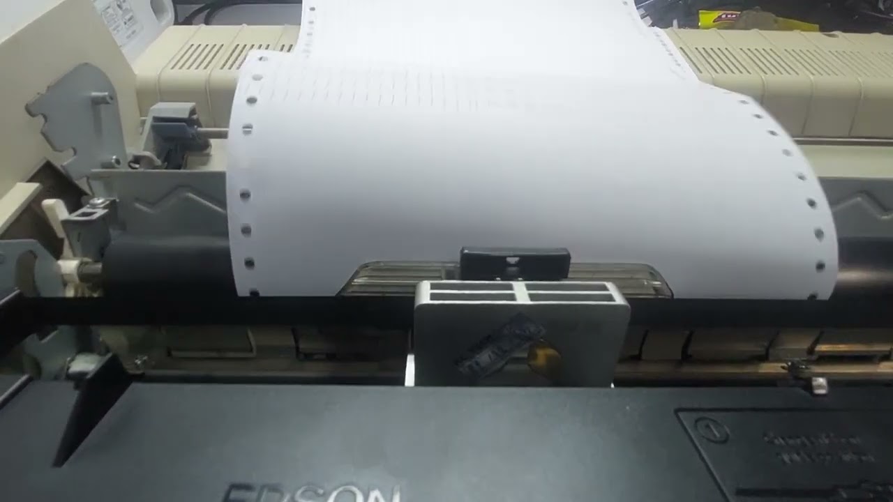 พิมพ์ตารางไม่ตรง Epson LQ-2180