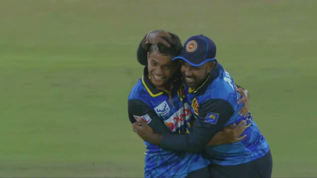 Dunith Wellalage's DREAM DEBUT | 3 Wickets for 9 Runs!