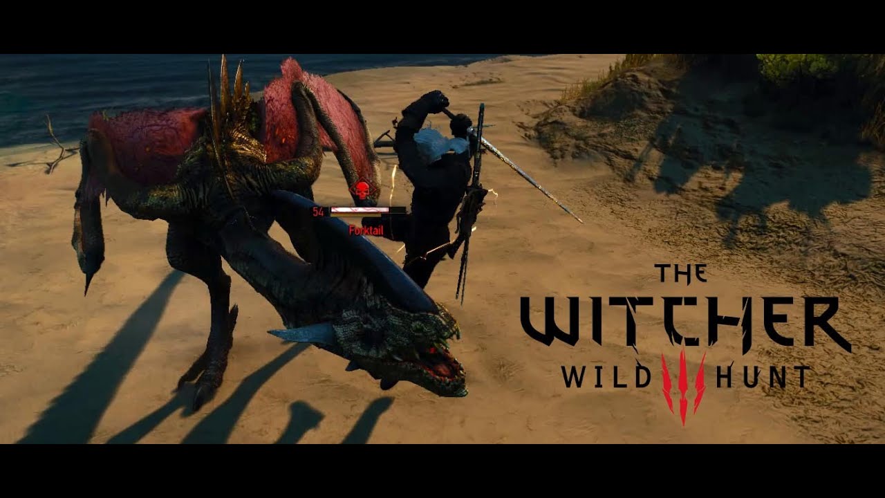 The Witcher 3 | killing overpower forktail