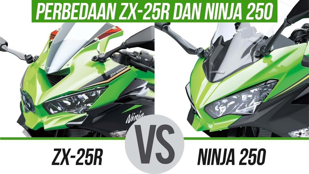 Komparasi Kawasaki Ninja ZX25R VS Ninja 250 Review Komparasi Spesifikasi YouTube