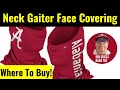 Alabama Crimson Tide Neck Gaiter Face Covering Mask | Where To Buy