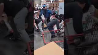WILD ANIMALS LOOSE IN COSTCO😂 #pokemon #fighting #costco