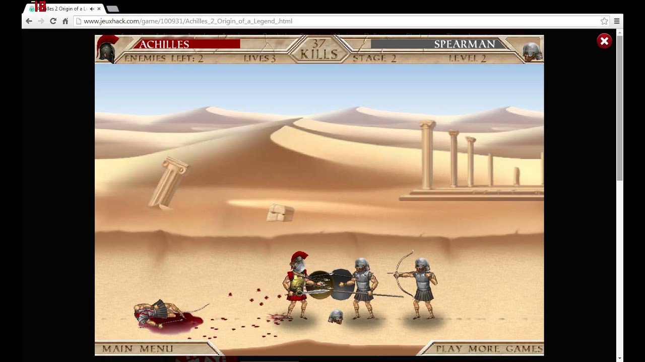 Achilles 2 [FR] Origin of a legend Let's Play/Découverte [Flash