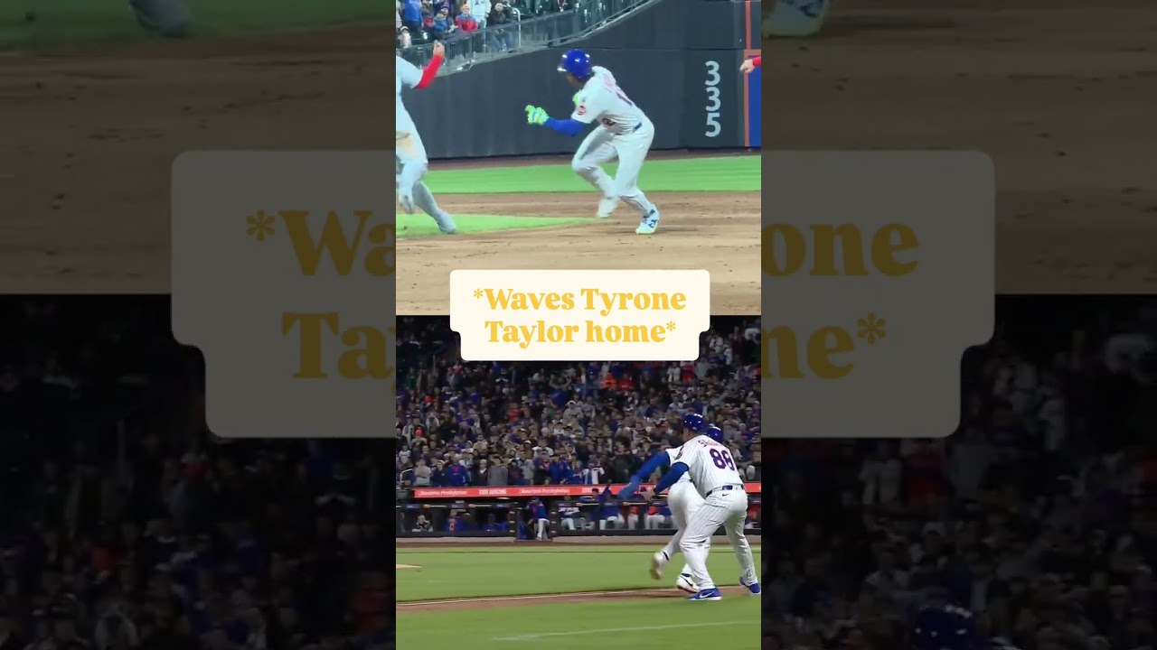 WHAT A HEADS-UP PLAY BY FRANCISCO LINDOR AND TYRONE TAYLOR!