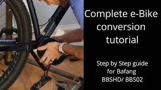 The Step-by-Step Bafang Installation guide.