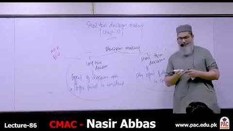 CAF 03 | CMA | LECTURE # 86 |BY SIR NASIR ABBAS | SEPTEMBER 2024 ATTEMPT