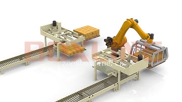 Intelligent warehouse robot gripper for tray stacking and palletizer machine made in China