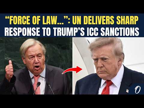 “Force of Law…”: UN Delivers Sharp Response to Trump’s ICC Sanctions After Nobel Prize Announcement