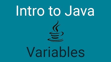 Intro to Java (2) - Variables