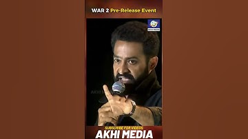 "NTR Speech at WAR 2 Pre-Release Event | Hrithik Roshan, Kiara Advani, Ayan Mukerji | Aug 14