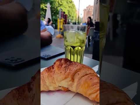 The Perfect Italian breakfast with a Beautiful view #ytshorts #shorts #youtubeshorts