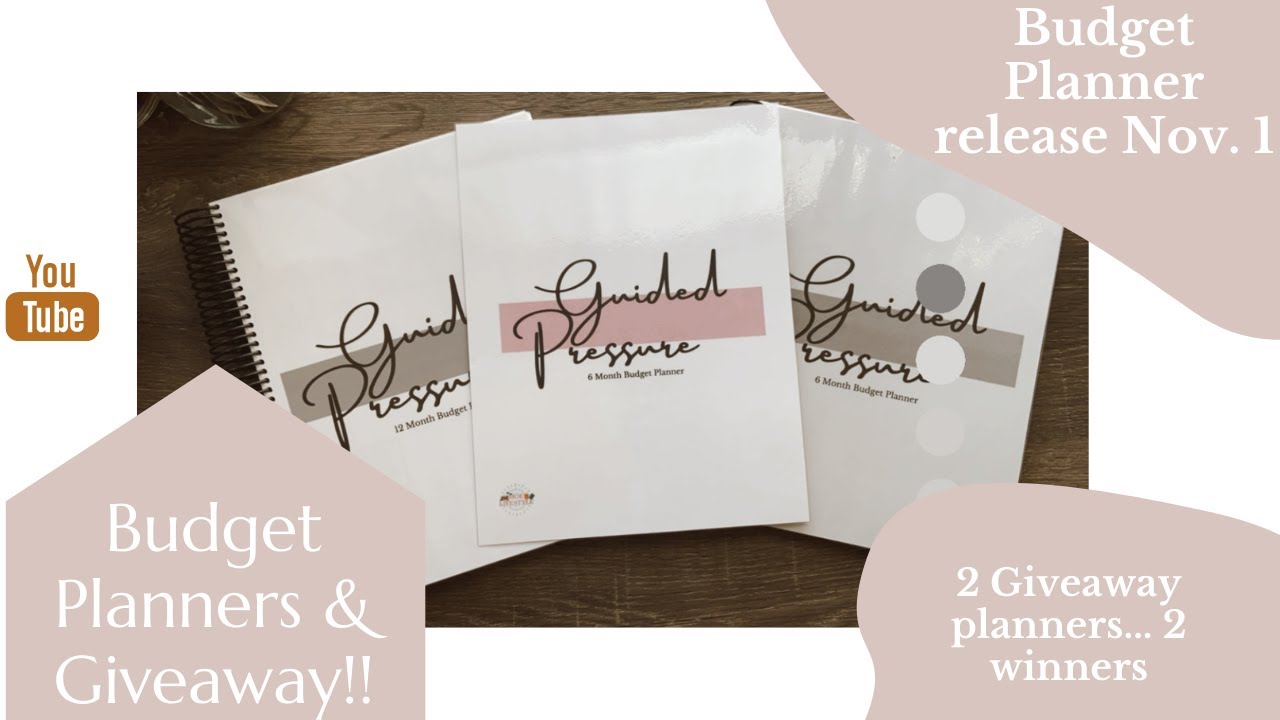 Budget Planner & Giveaway!! | 6 &12 Month Budget Planners | Savings Tracker | Debt Tracker