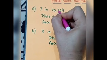 Place value and Face value#youtube#short trick#preet tutorial