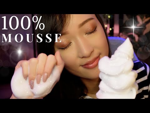 ASMR 100% MOUSSE ☁️ 4 types de mousse différents pour t'endormir comme sur un nuage ☁️