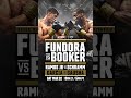 From FS1 opener to fighting for the unified WBC and WBO Super Welterweight title. #FundoraBooker