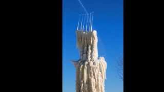 Ice Castle - the early stages of "Construction"