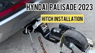 Trailer hitch Installation Hyundai Palisade 2023