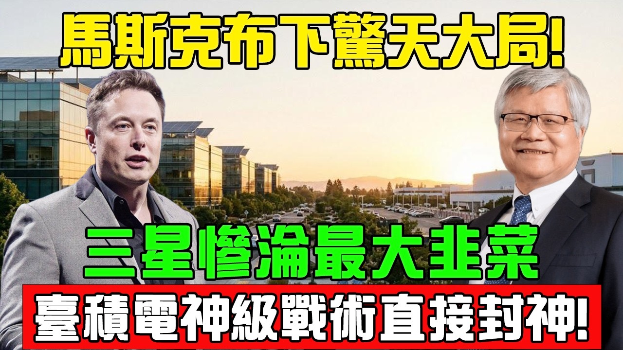 假結盟真背刺！馬斯克一招坑殺三星，台積電「躺贏封神」震驚全美！#台積電 #馬斯克 #三星 #半導體 #tsmc