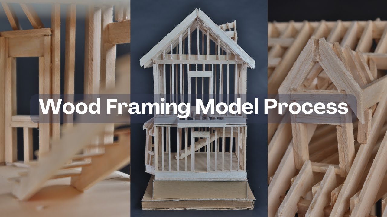 Light Framing Model Process | Architecture Student Model Making - YouTube