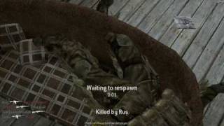 call of duty 4 funny deaths, ghost hellicopter, flying human!!!!