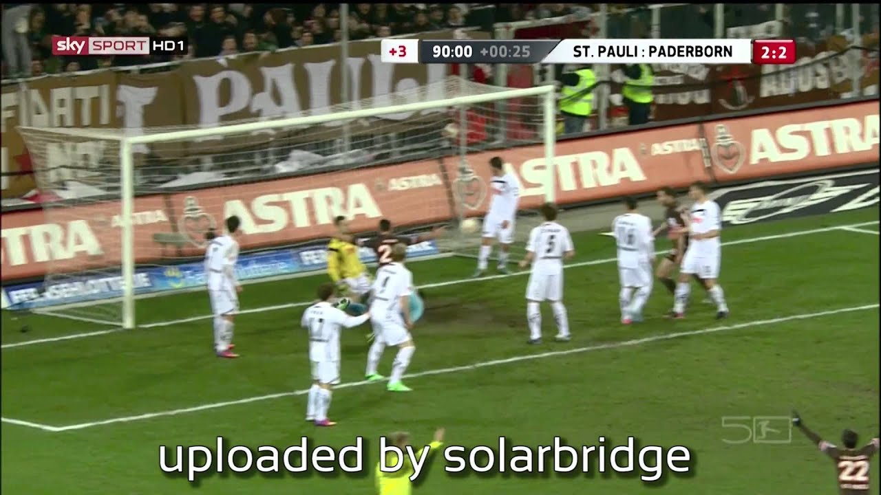 Tschauner Torwarttor FC St. Pauli vs SC Paderborn 2-2 01.04.2013