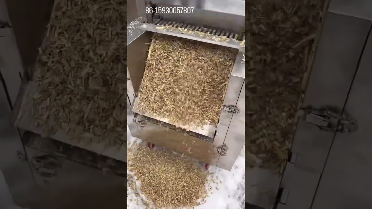straw crusher machine process 