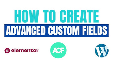 👨‍💻 How to create Advanced Custom Fields (incl. repeater fields) with ACF - Elementor (WordPress).