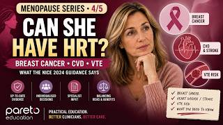 Details HRT After Breast Cancer, CVD & With VTE Risk | NICE 2024 Update | Part 4 Update