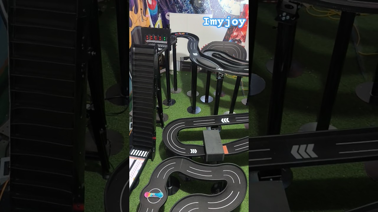 3m*3m F1 racing marble race track game