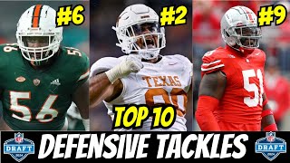 Top 10 DTs in the 2024 NFL Draft